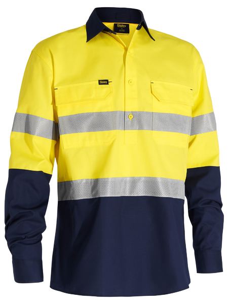 X AIRFLOW™ CLOSED FRONT TAPED HI VIS RIPSTOP SHIRT