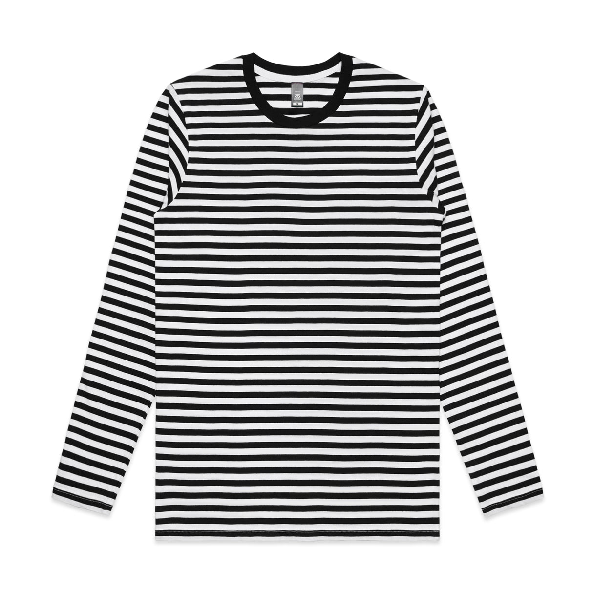 5031S-MENS MATCH STRIPE L/S TEE