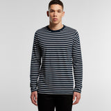 5031S-MENS MATCH STRIPE L/S TEE