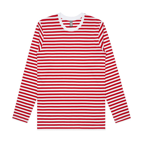5031S-MENS MATCH STRIPE L/S TEE