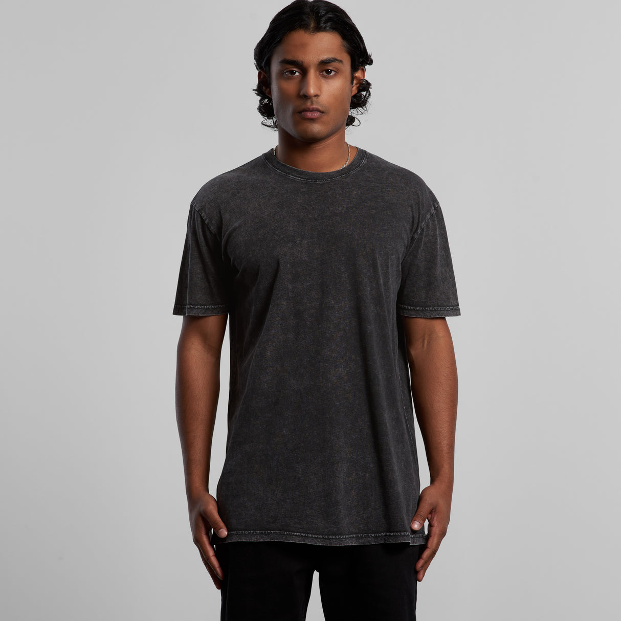 5040-MENS STAPLE STONE WASH TEE