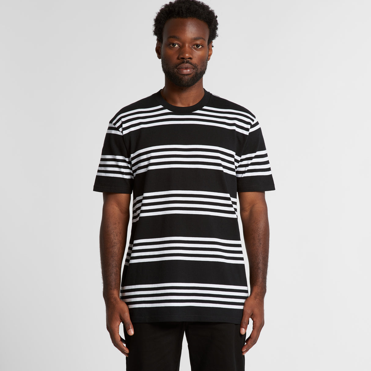 5046-MENS CLASSIC QUAD STRIPE TEE