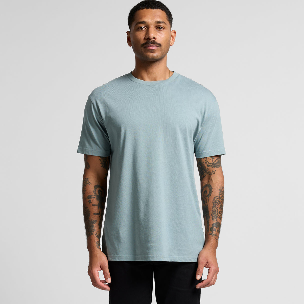 5050-MENS BLOCK TEE