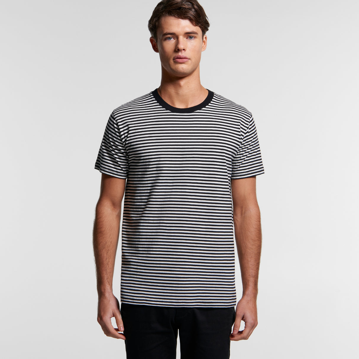 5060S-MENS BOWERY STRIPE TEE