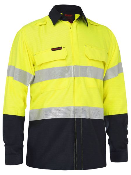 APEX 185 TAPED HI VIS FR RIPSTOP VENTED SHIRT – Workwear Branding