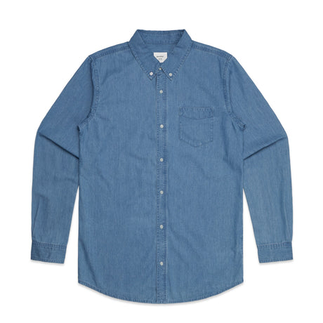 5409-MENS BLUE DENIM SHIRT