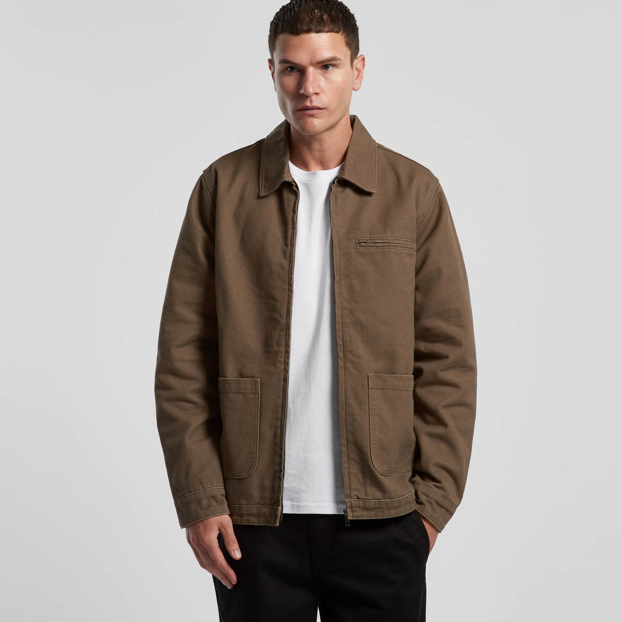 5527-MENS CANVAS HEAVY JACKET