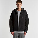 5529-MENS CANVAS HEAVY HOODED JACKET