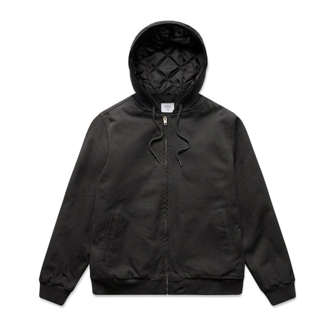 5532 - Canvas Bomber Hood Jacket