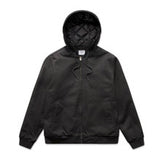 5532 - Canvas Bomber Hood Jacket