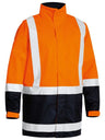 TAPED HI VIS RECYCLED RAIN SHELL JACKET