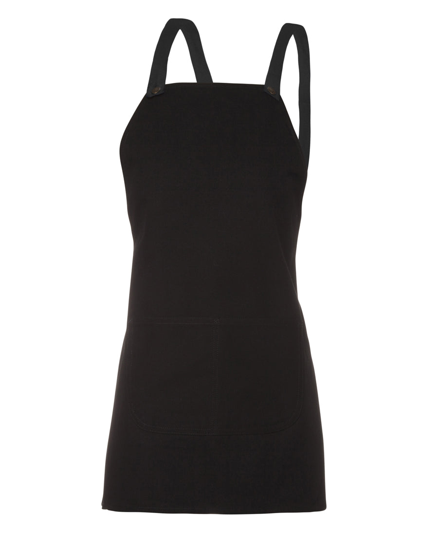5ACBE-Jb'S Cross Back 65X71 Bib Canvas Apron