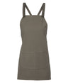 5ACBE-Jb'S Cross Back 65X71 Bib Canvas Apron