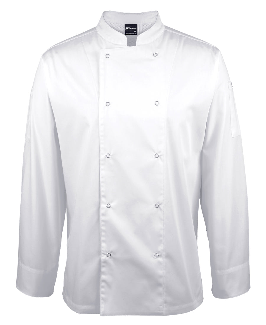 5CJL-Jb'S L/S Snap Button Chefs Jacket