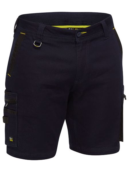 FLX & MOVE™ STRETCH DENIM ZIP CARGO SHORT