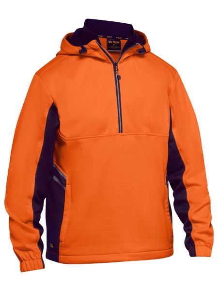 HI VIS WATER REPELLENT FLEECE HOODIE