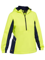 WOMEN’S HI VIS WATER REPELLENT FLEECE HOODIE