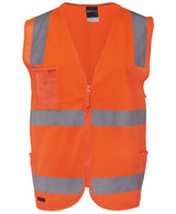 6DNSZ-Jb'S Hv (D+N) Zip Safety Vest