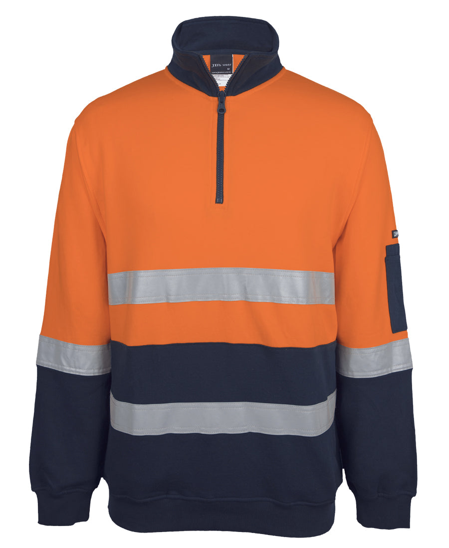 6DVFM-Jb'S Hv 310 (D+N) Cotton 1/2 Zip Fleece