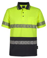 6HSST-Jb'S Hv S/S Segmented Tape Polo