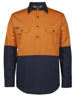 6HVCS-Jb'S Hv Close Front L/S 150G Work Shirt