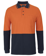 6HVQL-Jb'S Hv L/S Cotton Pique Trad Polo