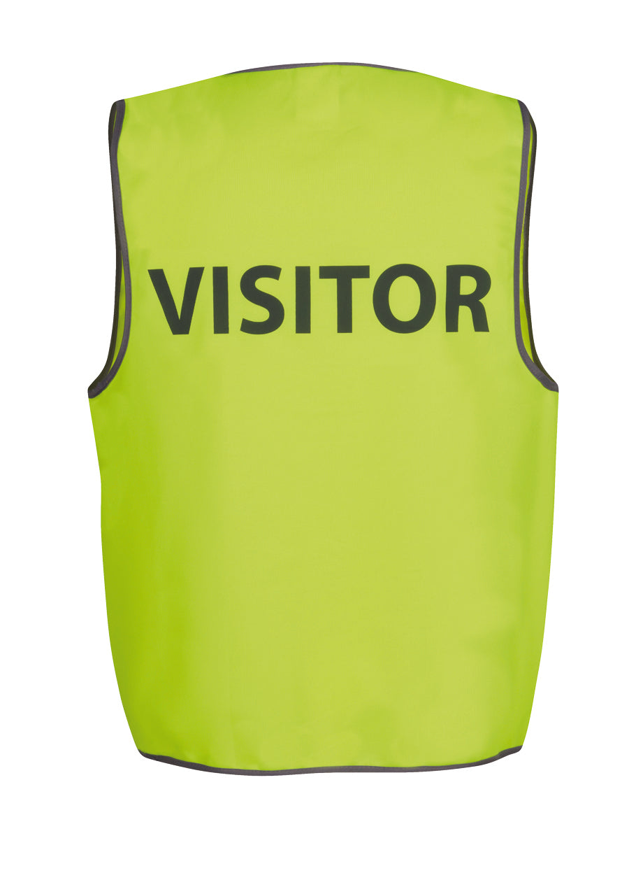 6HVS7-Jb'S Hv Safety Vest Print Visitor