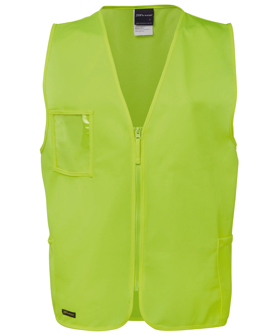 6HVSZ-Jb'S Hv Zip Safety Vest