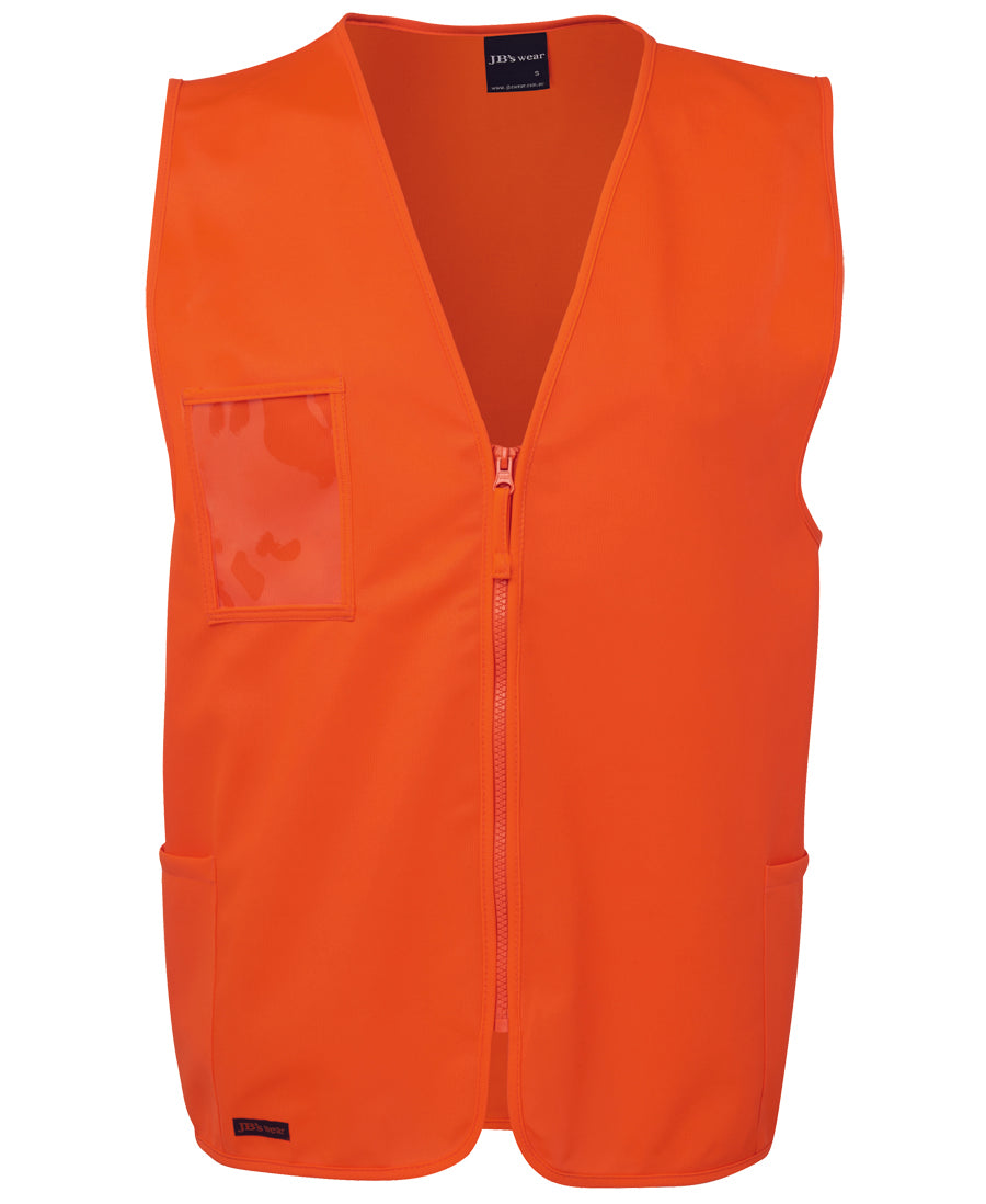 6HVSZ-Jb'S Hv Zip Safety Vest