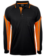 6SPPL-Jb'S L/S Street Panel Polo