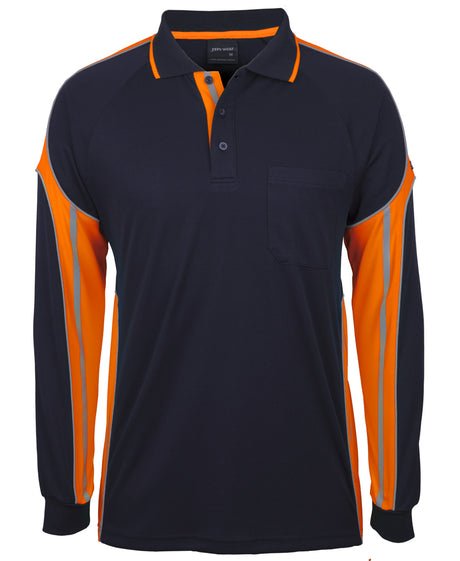 6SPPL-Jb'S L/S Street Panel Polo