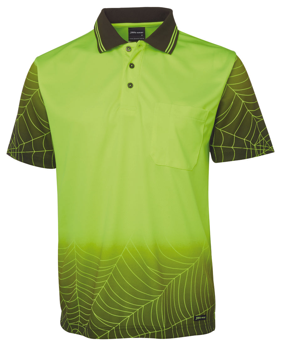 6WPS-Jb'S Hi Vis S/S Web Polo
