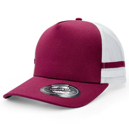 7050-Striped Trucker