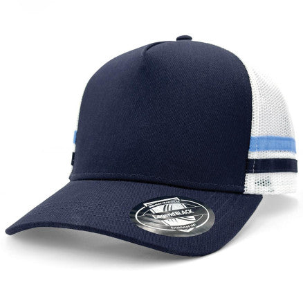 7050-Striped Trucker
