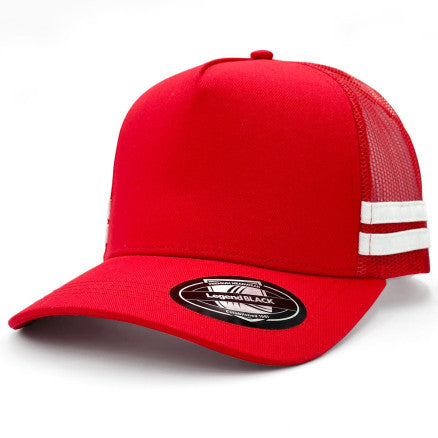 7050-Striped Trucker