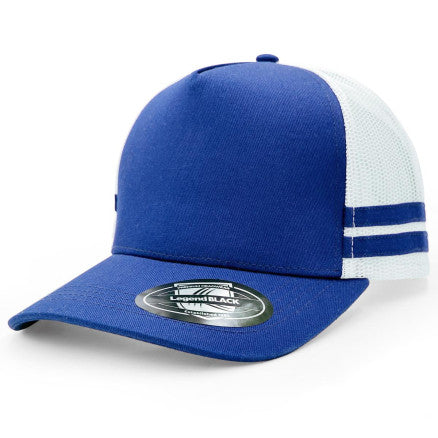 7050-Striped Trucker