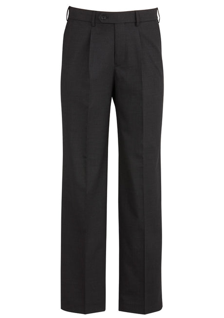 74011R-Comfort Wool Stretch Mens One Pleat Pant Regular