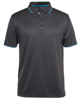 7JCP-Pdm Jacquard Contrast Polo