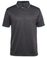 7JCP-Pdm Jacquard Contrast Polo