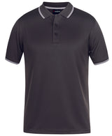7JCP-Pdm Jacquard Contrast Polo