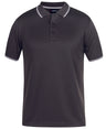 7JCP-Pdm Jacquard Contrast Polo