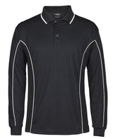 7PIPL-Podium L/S Piping Polo