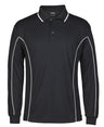 7PIPL-Podium L/S Piping Polo