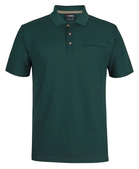 7SPR-PODIUM S/S RECYCLED POLYESTER POCKET POLO