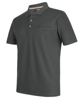 7SPR-PODIUM S/S RECYCLED POLYESTER POCKET POLO