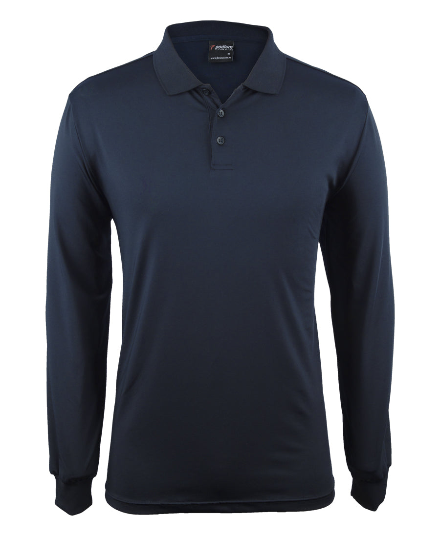 7STL-Podium L/S Stretch Polo