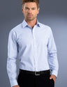 818-Mens Slim Fit Long Sleeve Pinfeather – Limited Stock