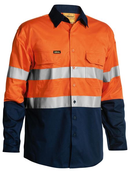 Taped Hi Vis Cool Lightweight Long Sleeve Shirt