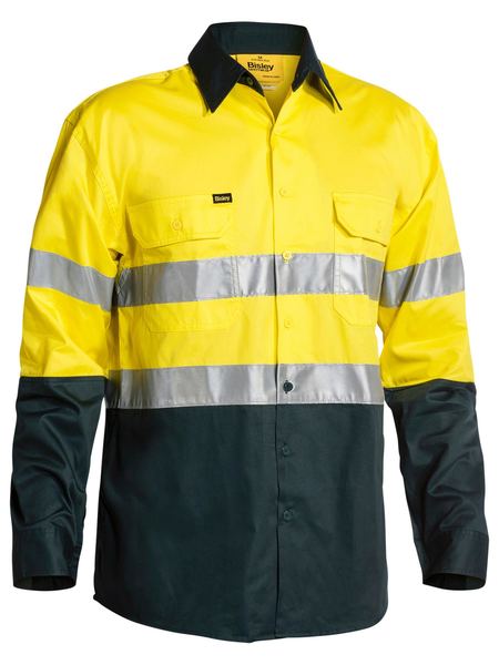 Taped Hi Vis Cool Lightweight Long Sleeve Shirt