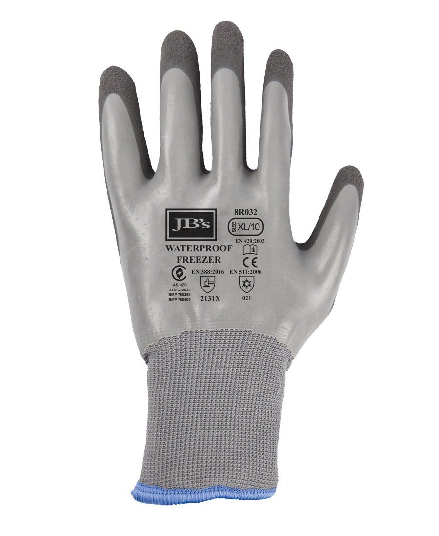 8R032-Jb'S W/Proof Latex Coat Freezer Glove 5Pk